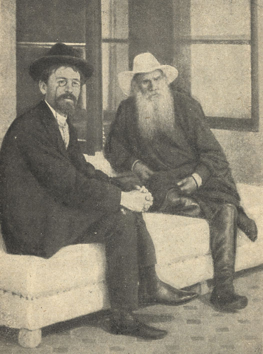 А. П. Чехов и Л. Н. Толстой в Гаспре (1902)