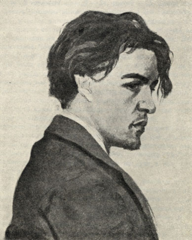 А. П. Чехов. Незаконченный портрет маслом работы брата Николая (1883)