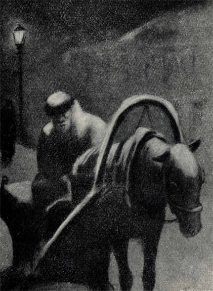 'Тоска'. Рисунок Кукрыниксов. 1954