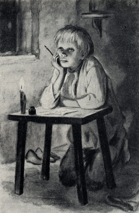 'Ванька'. Рисунок Т. В. Шишмаревой. 1953