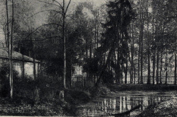 Мелихово. Пруд. Фотография. 1890-е годы