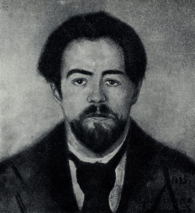 А. П. Чехов. Портрет работы Н, И. Кравченко. 1896
