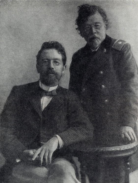Чехов и А. Р. Артем. Фотография. 1899