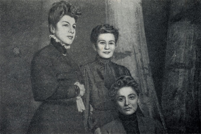 'Три сестры' в постановке Бухарестского  Национального театра им. Караджале. 1954. Фотография