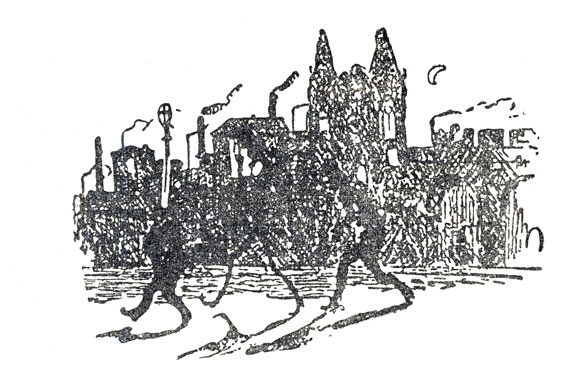 Иллюстрация Н. П. Чехова к рассказу А. П. Чехова 'Летающие острова'