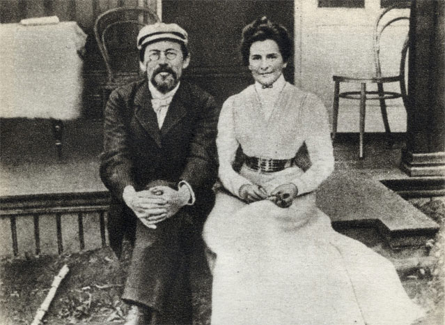 А. П. Чехов и О. Л. Книппер-Чехова, Аксеново, 1901 г.